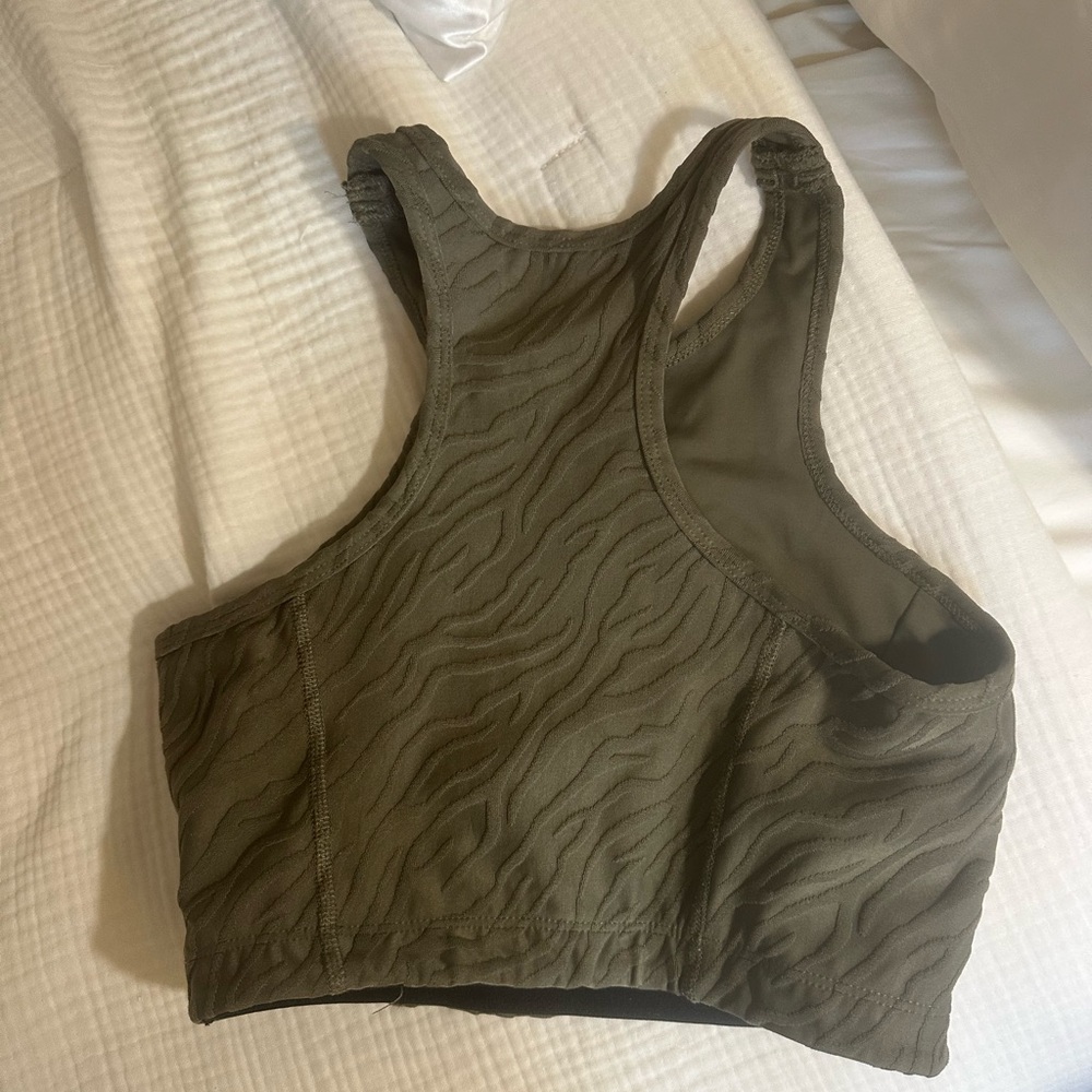 Twenty Montreal Olive Tank Top